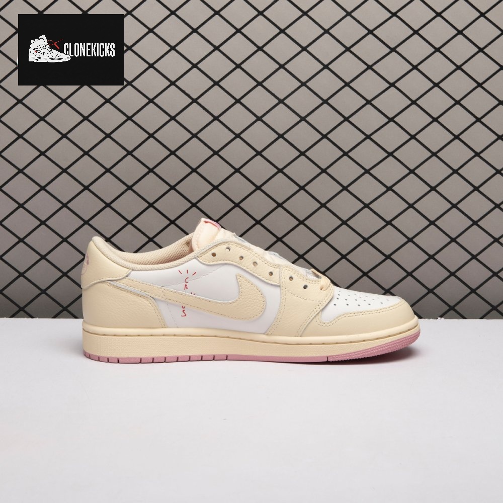 Jordan 1 Retro Low OG SP Travis Scott Shy Pink IQ7604-100 Unisex - Image 10