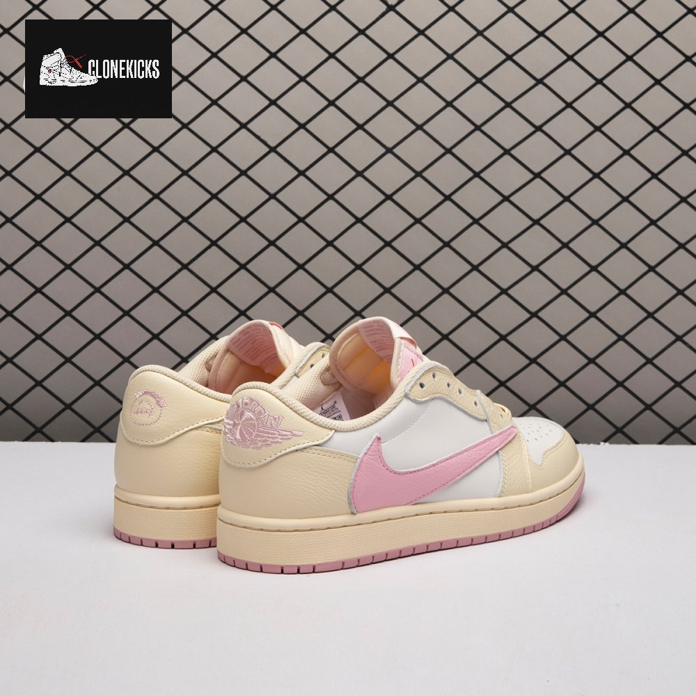 Jordan 1 Retro Low OG SP Travis Scott Shy Pink IQ7604-100 Unisex - Image 13