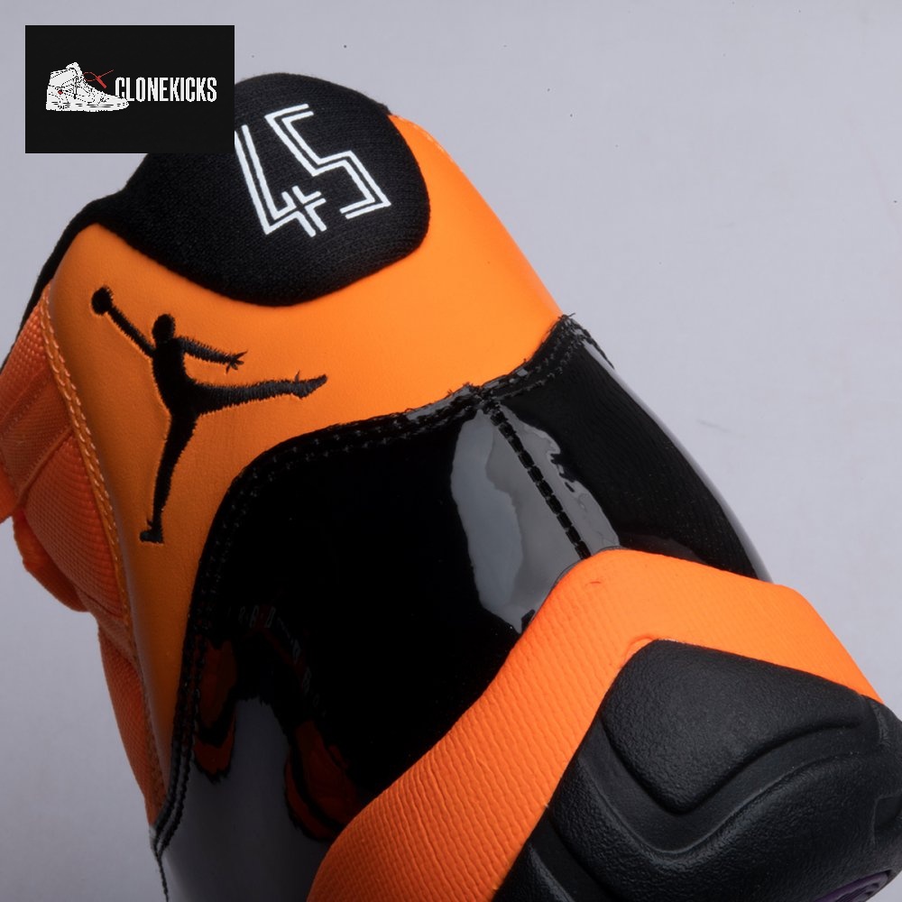 Jordan 11 Retro Black Orange CT8012-800 Men's - Image 4