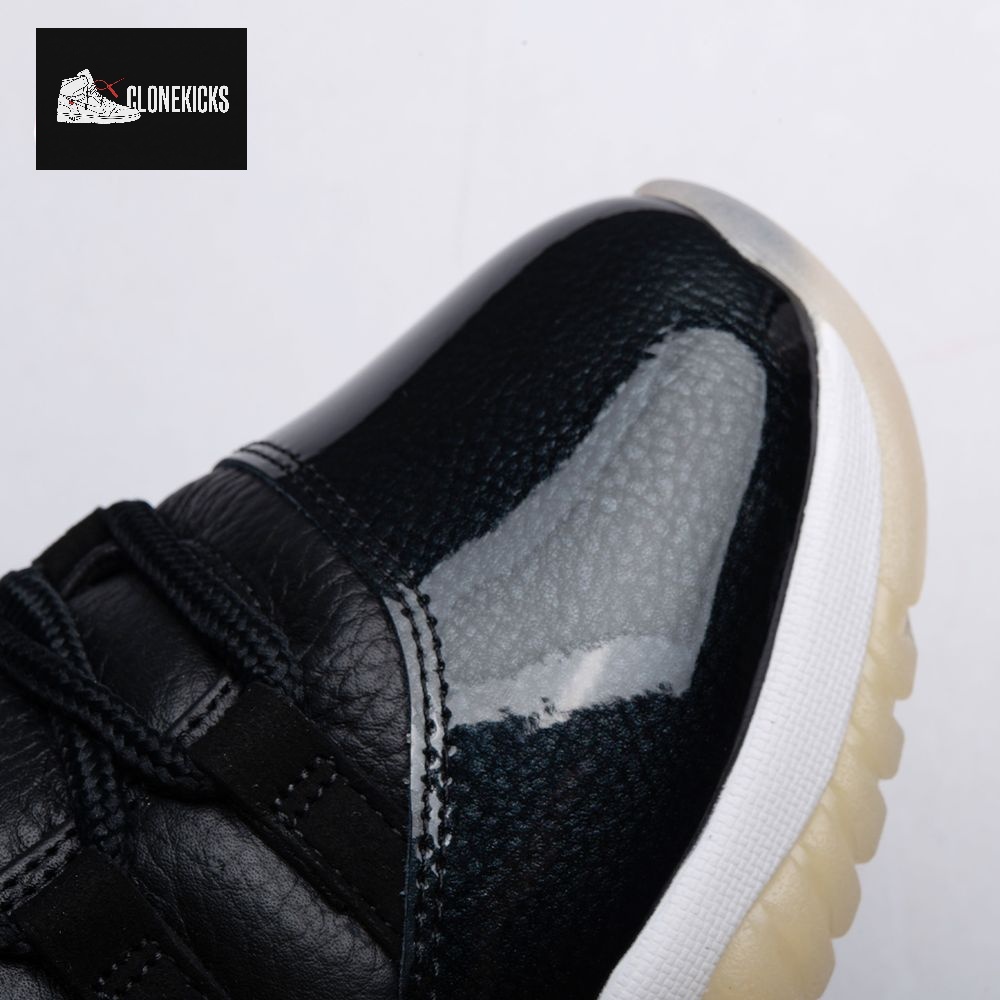 Jordan 11 Retro Low 72-10 AV2187-001 Men's - Image 3