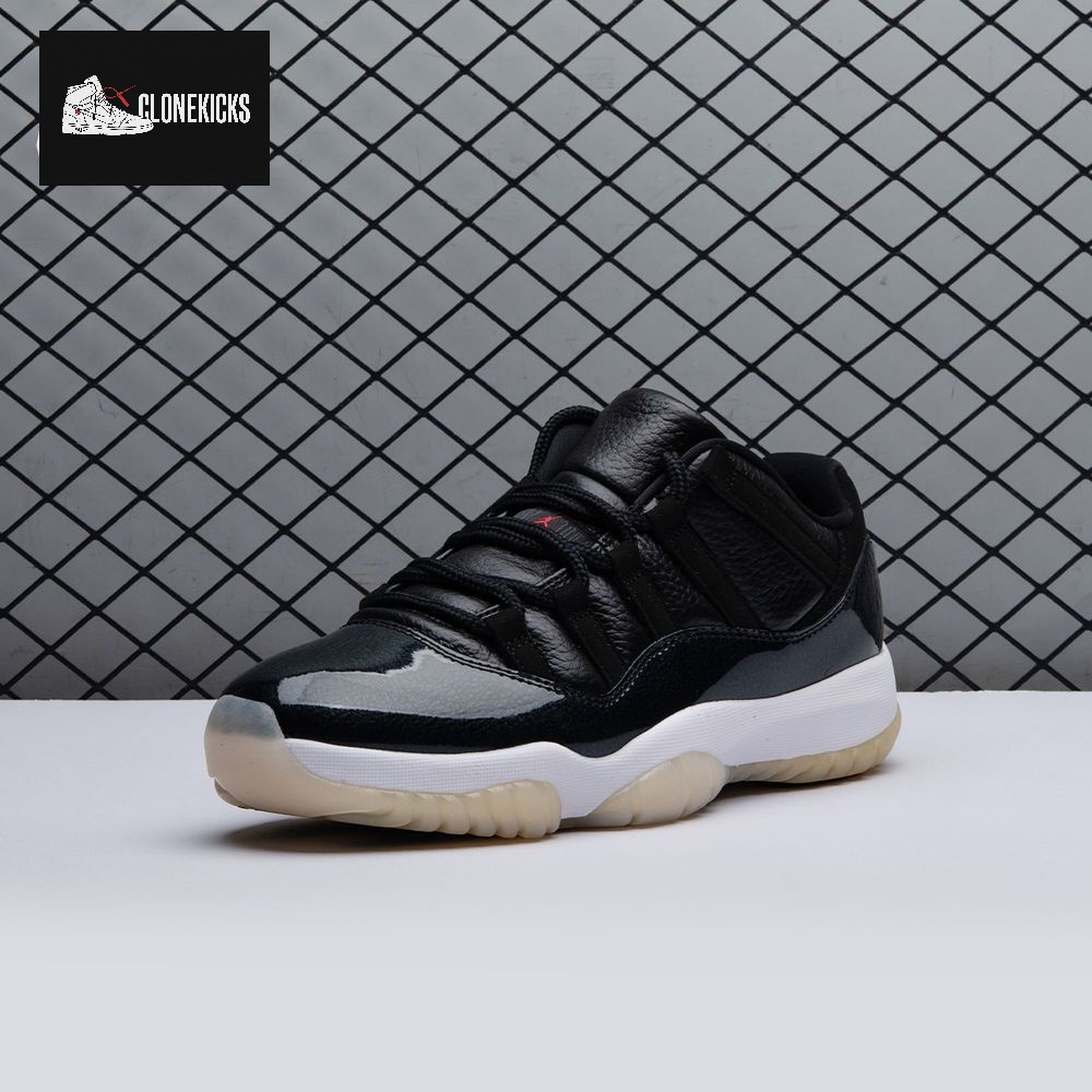 Jordan 11 Retro Low 72-10 AV2187-001 Men's - Image 7