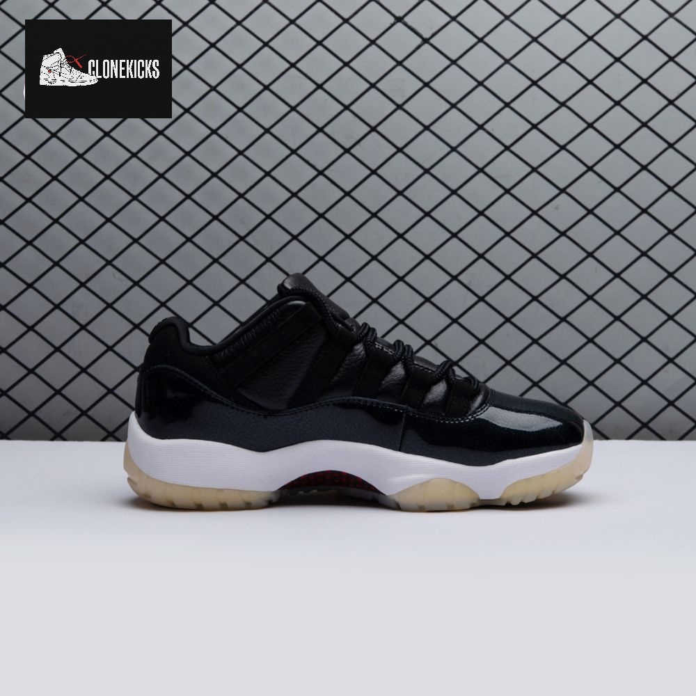 Jordan 11 Retro Low 72-10 AV2187-001 Men's - Image 9