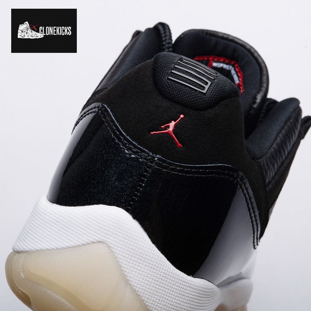 Jordan 11 Retro Low 72-10 AV2187-001 Men's - Image 14