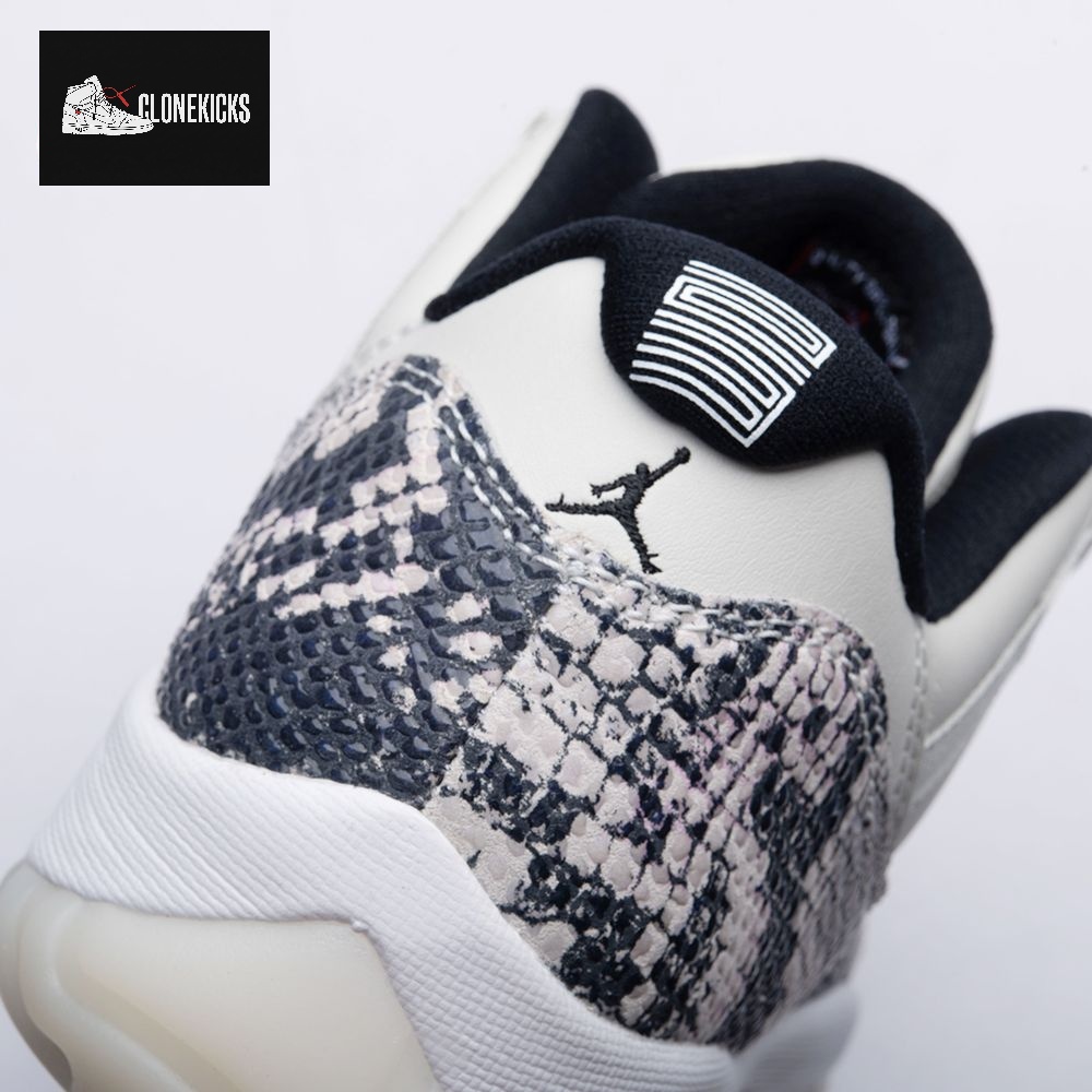 Jordan 11 Retro Low Snake Light Bone CD6846-002 Unisex - Image 2