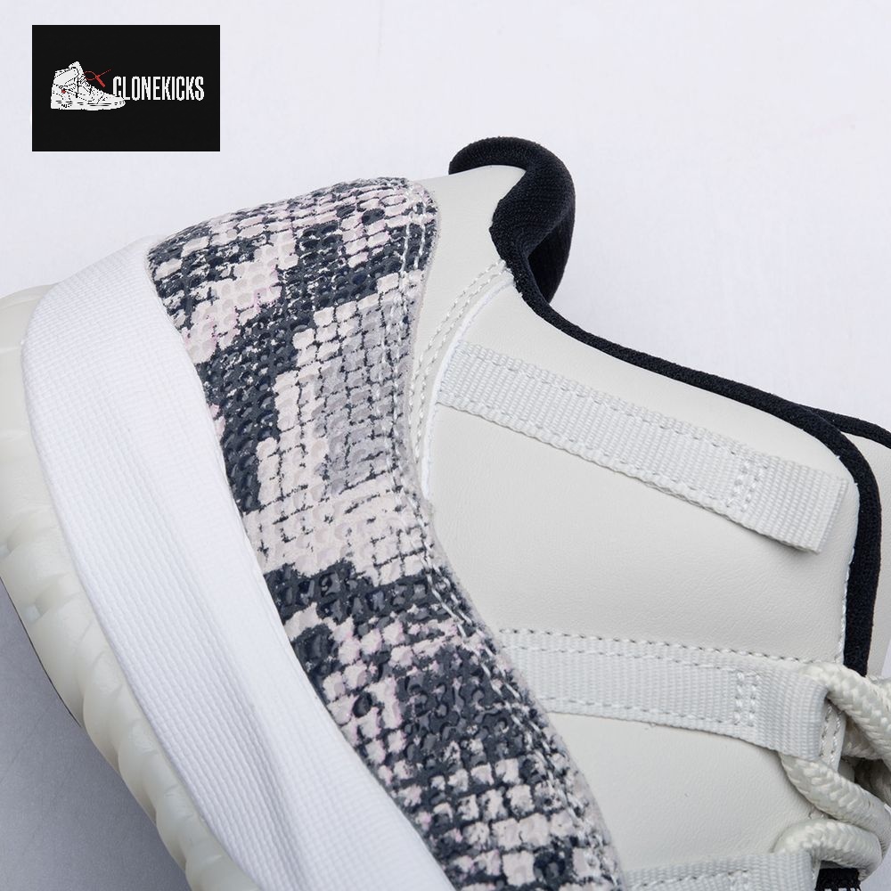 Jordan 11 Retro Low Snake Light Bone CD6846-002 Unisex - Image 7