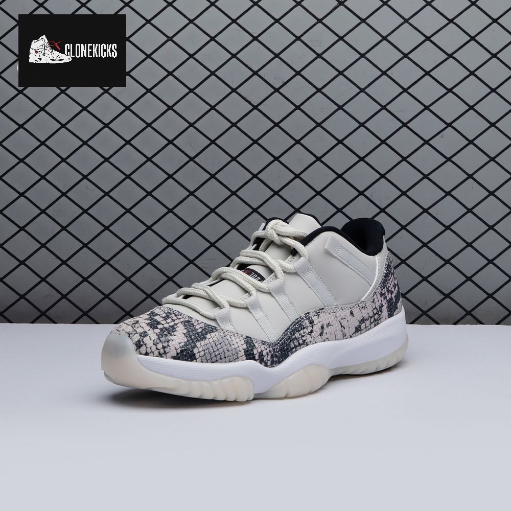 Jordan 11 Retro Low Snake Light Bone CD6846-002 Unisex - Image 8