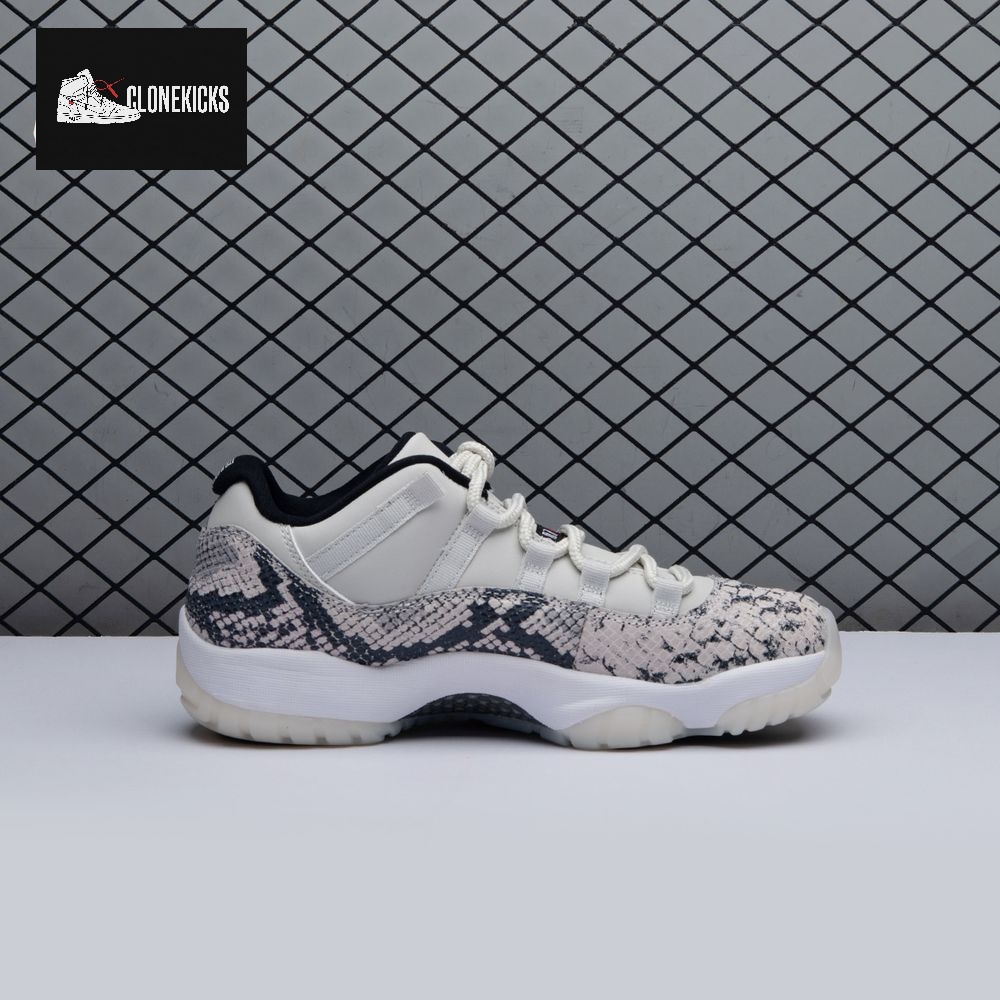 Jordan 11 Retro Low Snake Light Bone CD6846-002 Unisex - Image 10