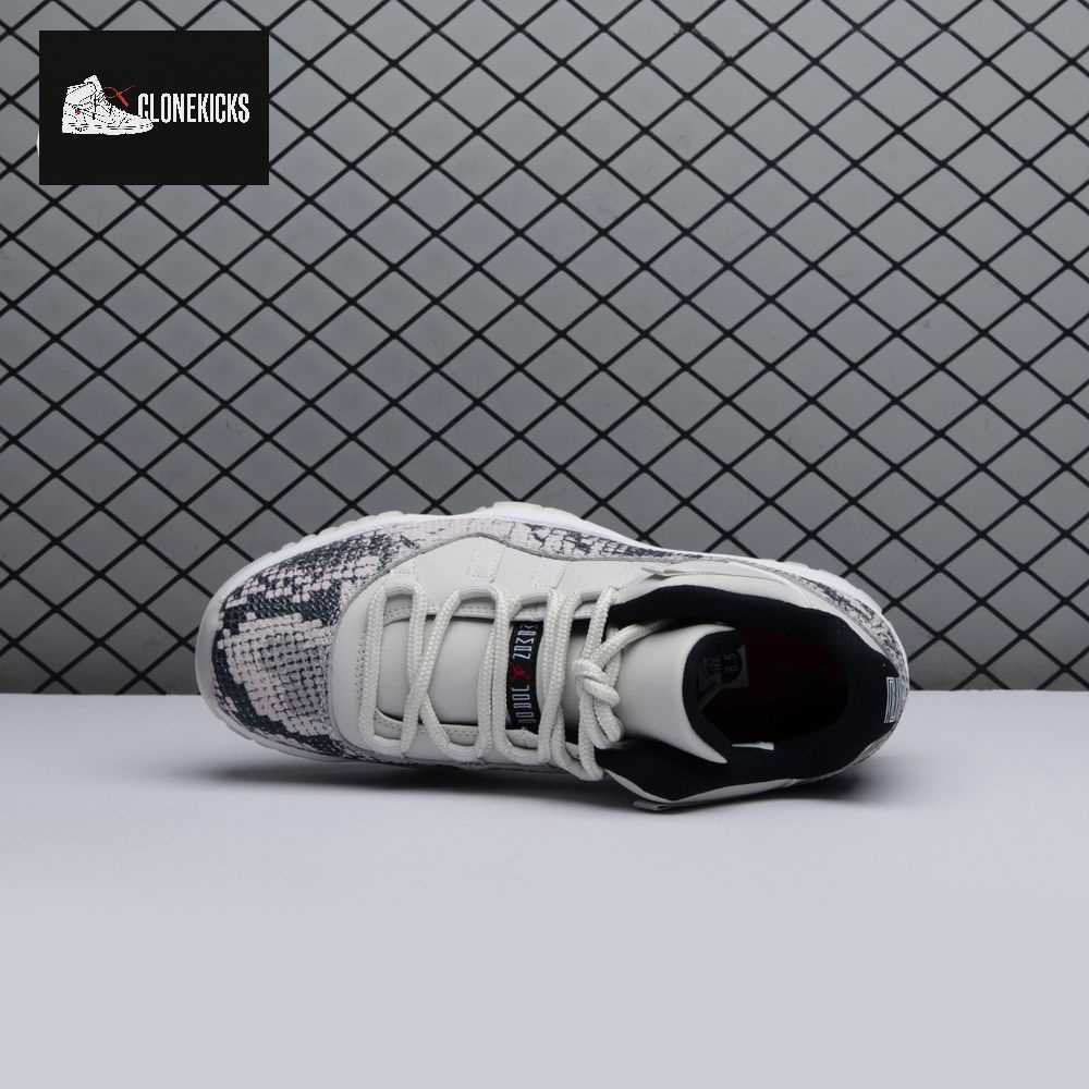 Jordan 11 Retro Low Snake Light Bone CD6846-002 Unisex - Image 12