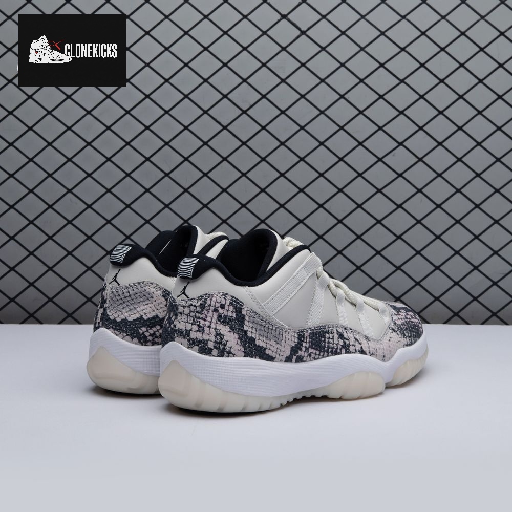Jordan 11 Retro Low Snake Light Bone CD6846-002 Unisex - Image 13