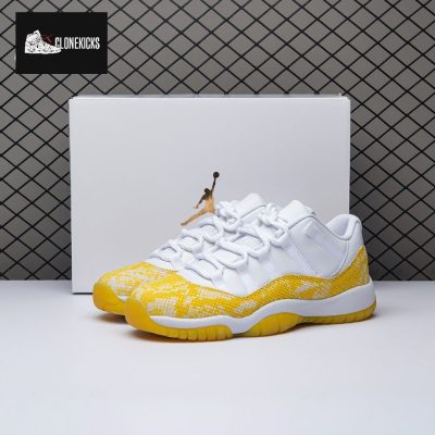 Jordan 11 Retro Low Tour Yellow Snakeskin AH7860-107 Men's
