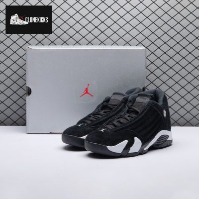 Jordan 14 Retro Black White 487471-016 Men's