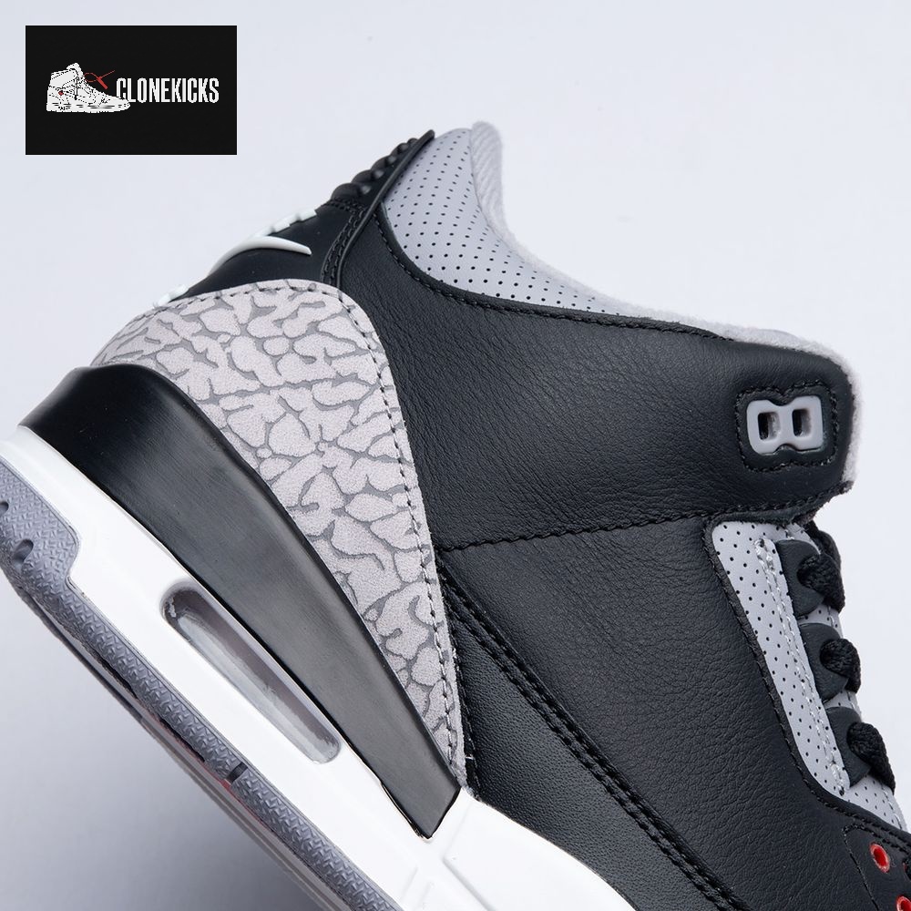 Jordan 3 Retro Black Cement Reimagined DN3707 010 Men's - Image 2