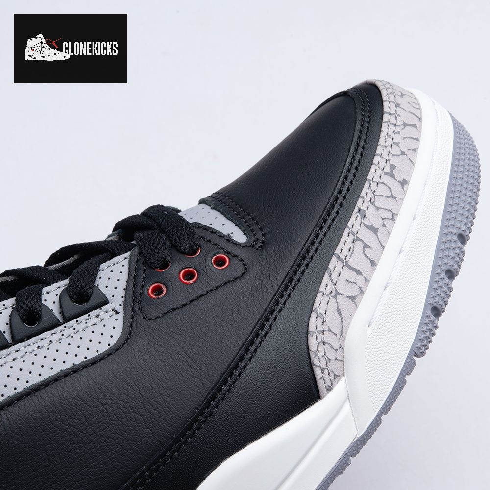 Jordan 3 Retro Black Cement Reimagined DN3707 010 Men's - Image 3