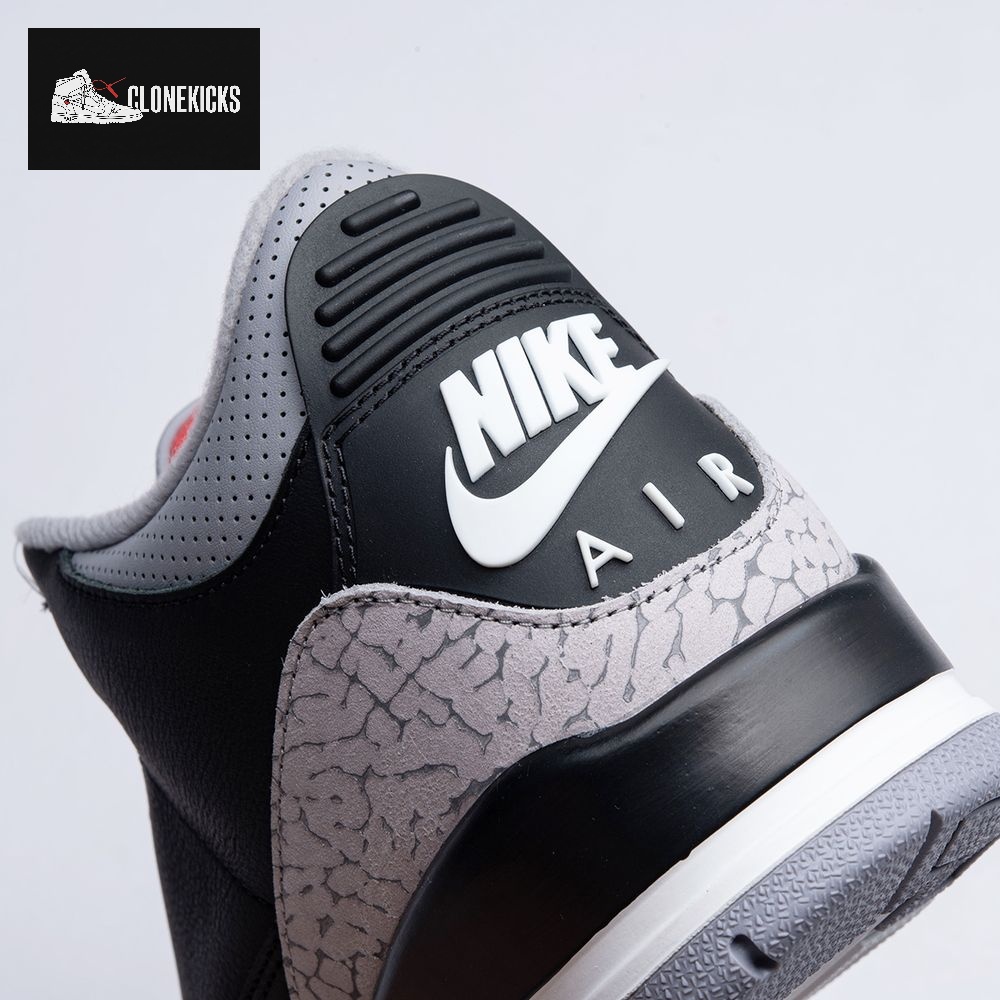 Jordan 3 Retro Black Cement Reimagined DN3707 010 Men's - Image 4