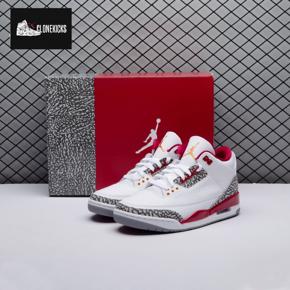 Jordan 3 Retro Cardinal Red CT8532-126 Unisex