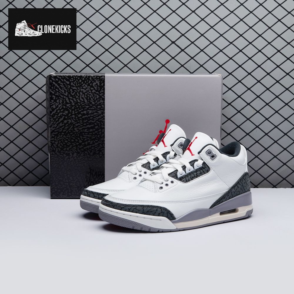 Jordan 3 Retro Cement Grey CT8532-106 Unisex