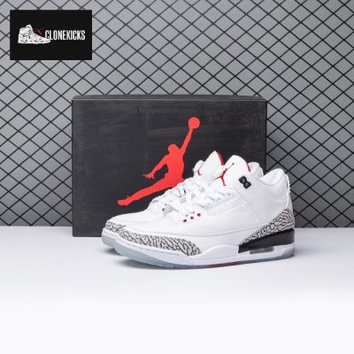 Jordan 3 Retro Free Throw Line White Cement 923096-101 Men's