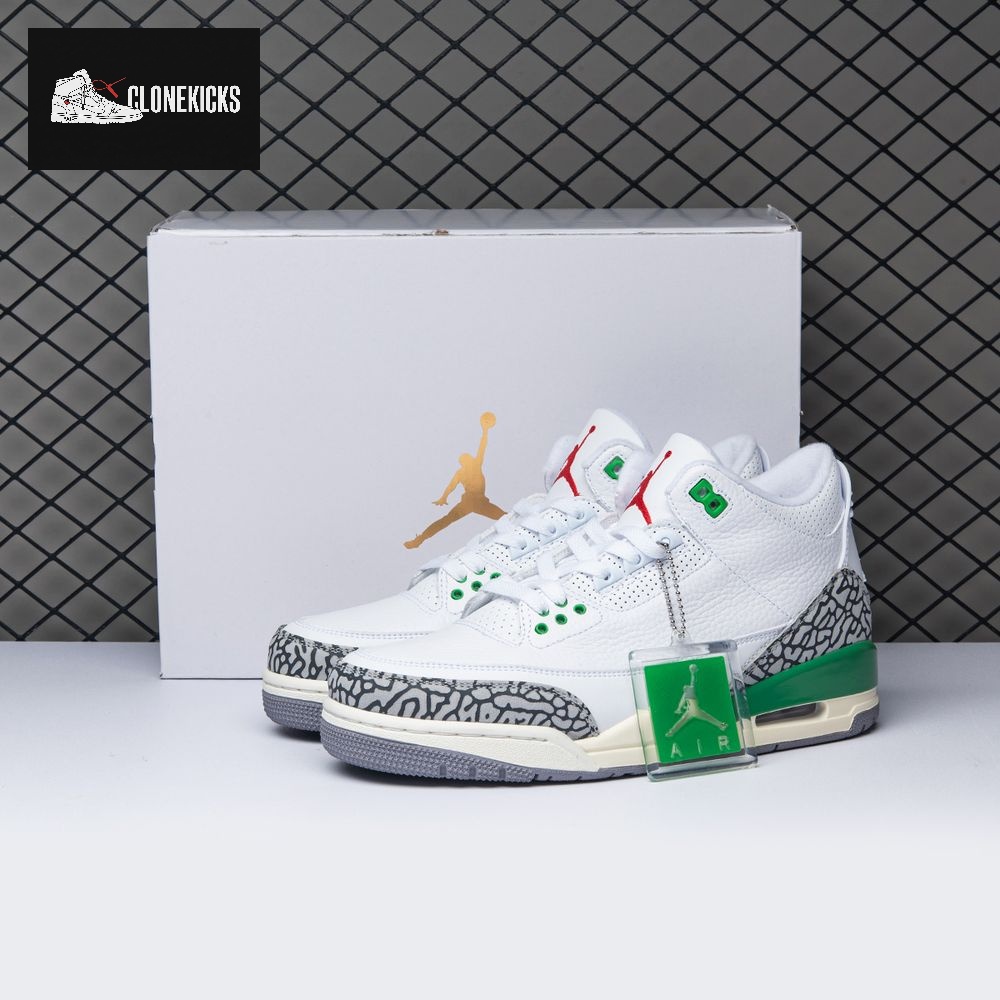 Jordan 3 Retro Lucky Green CK9246-136 Unisex
