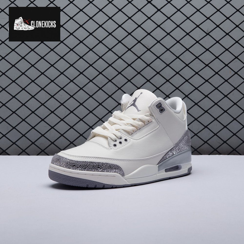 Jordan 3 Retro Sail Cement Grey CK9246-100 Unisex - Image 8