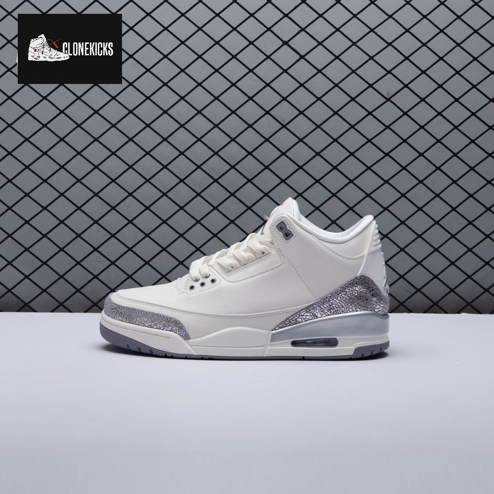 Jordan 3 Retro Sail Cement Grey CK9246-100 Unisex - Image 9