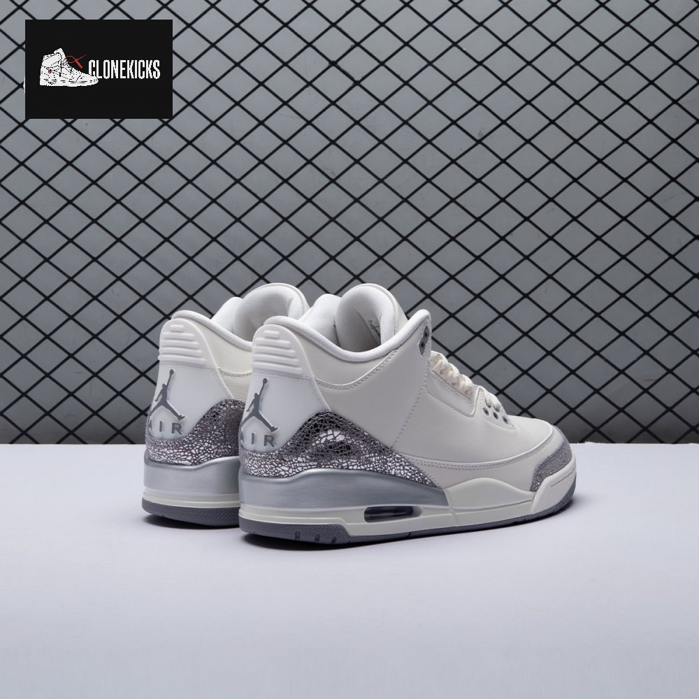 Jordan 3 Retro Sail Cement Grey CK9246-100 Unisex - Image 13