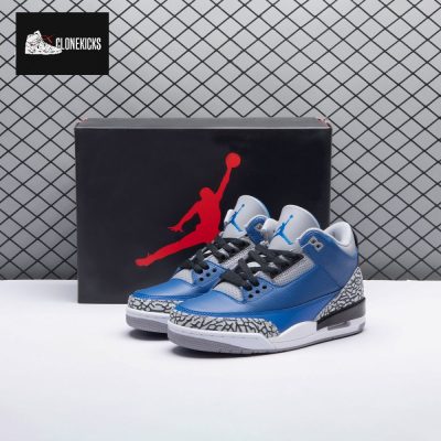 Jordan 3 Retro Varsity Royal Cement CT8532-400 Men's