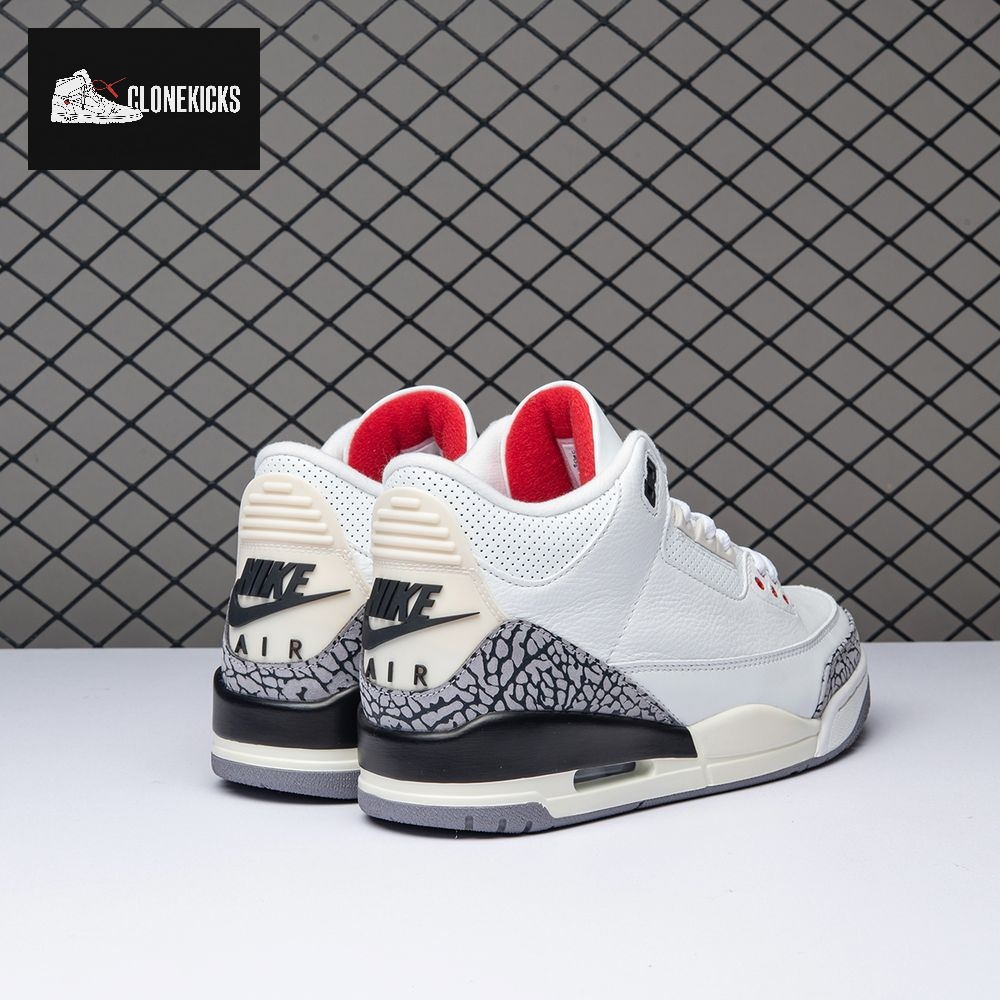 Jordan 3 Retro White Cement Reimagined DN3707-100 Men's - Image 8