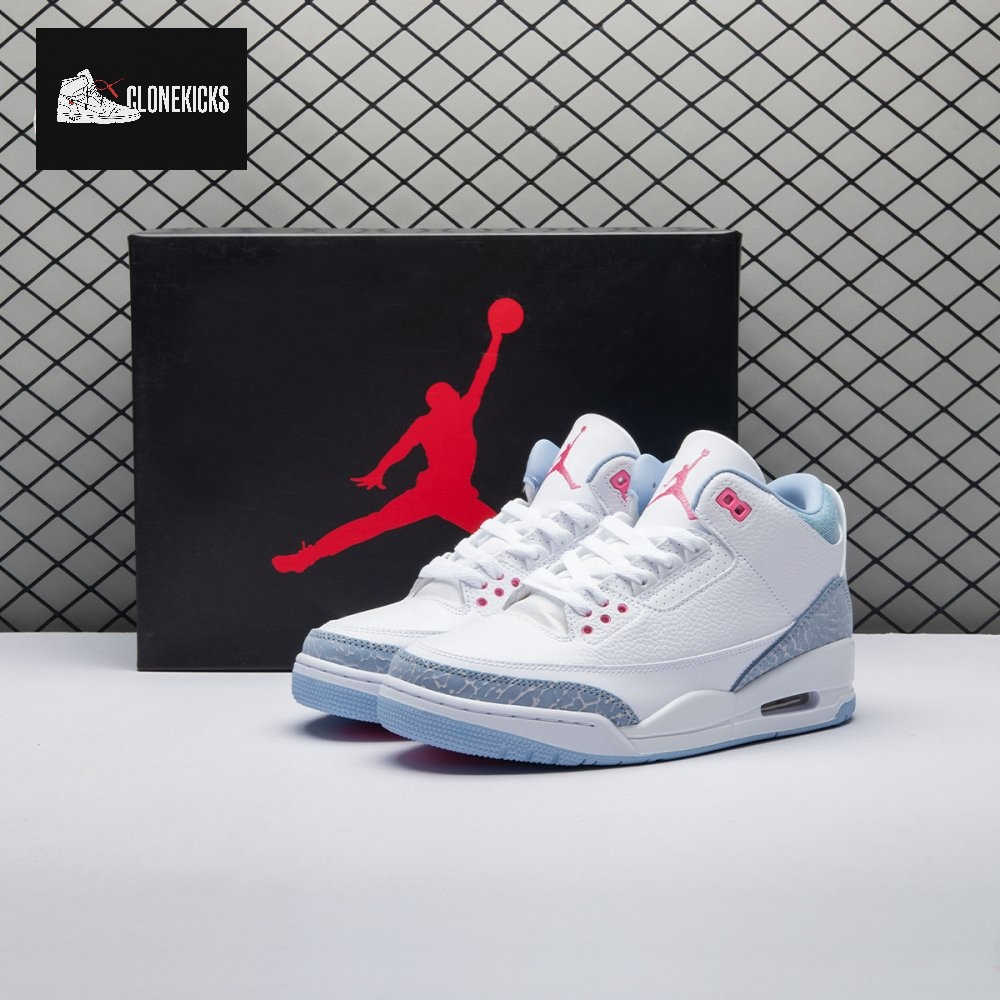 Jordan 3 Retro White Cobalt Bliss GS HQ0784-101 Unisex