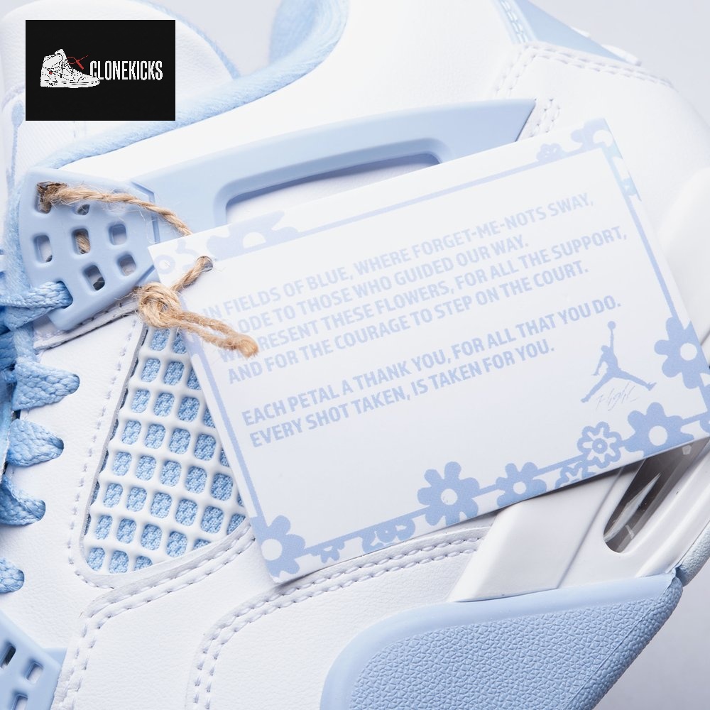 Jordan 4 Forget Me Not HV0823-100 Unisex - Image 6