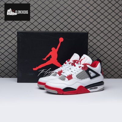 Jordan 4 Retro Fire Red 2020 DC7770-160 Unisex
