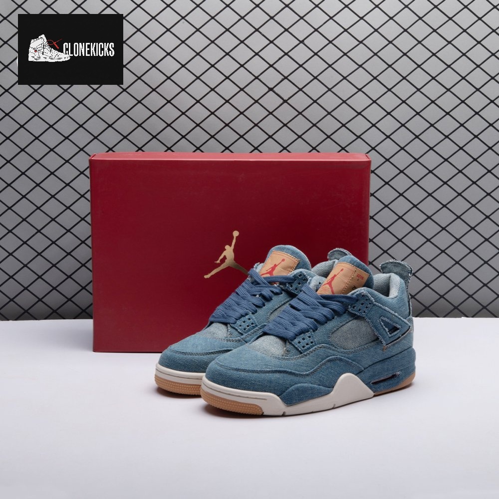 Jordan 4 Retro Levis Denim AO2571-401 Unisex