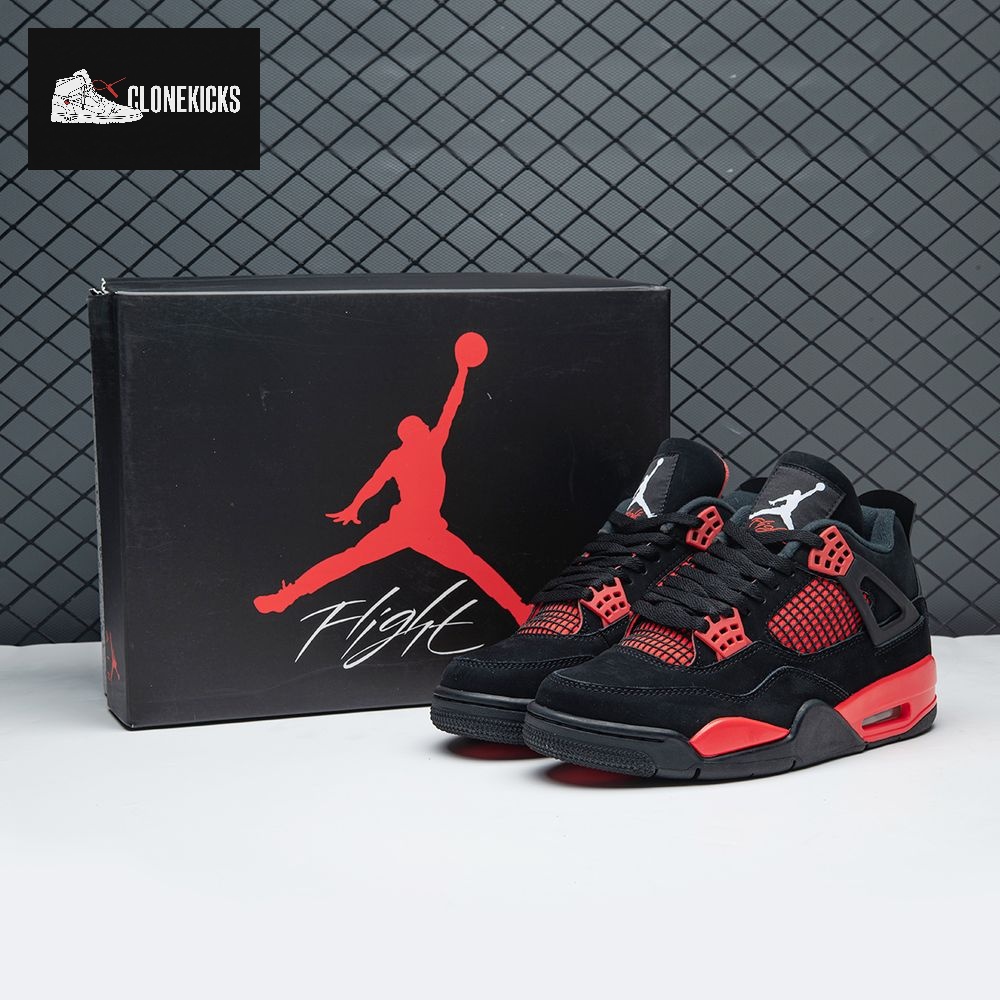 Jordan 4 Retro Red Thunder Unisex