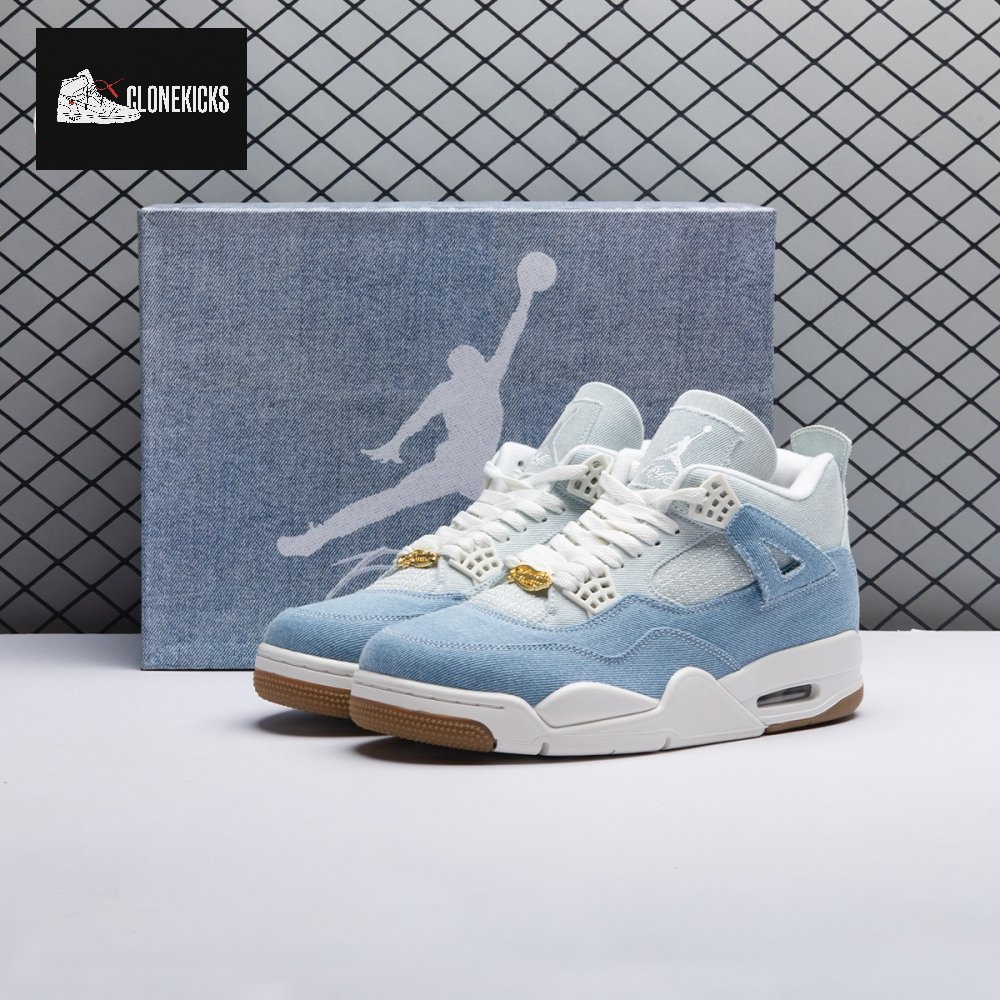 Jordan 4 Retro TEX Denim Worn Blue IB6716-100 Unisex