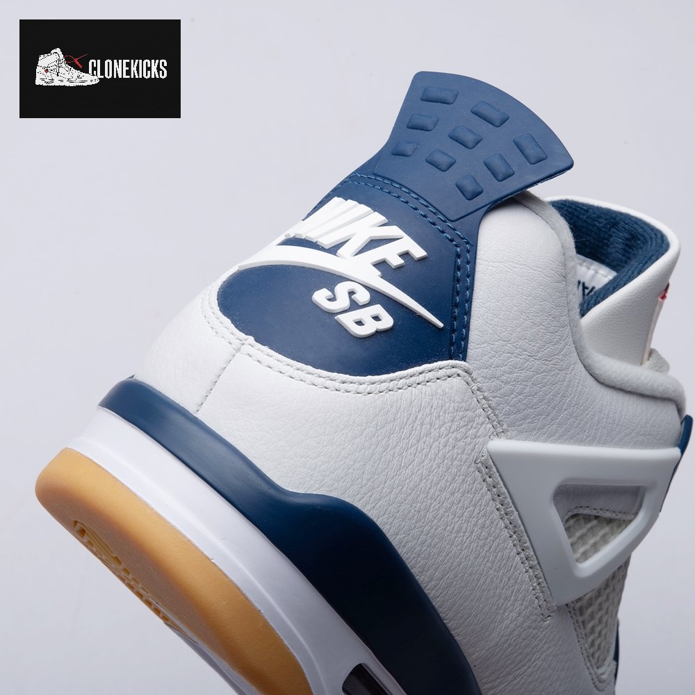 Jordan 4 SB Summit WhiteNavy DR5415-100 Unisex - Image 2
