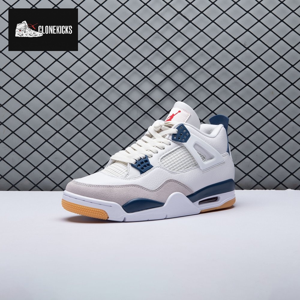 Jordan 4 SB Summit WhiteNavy DR5415-100 Unisex - Image 9