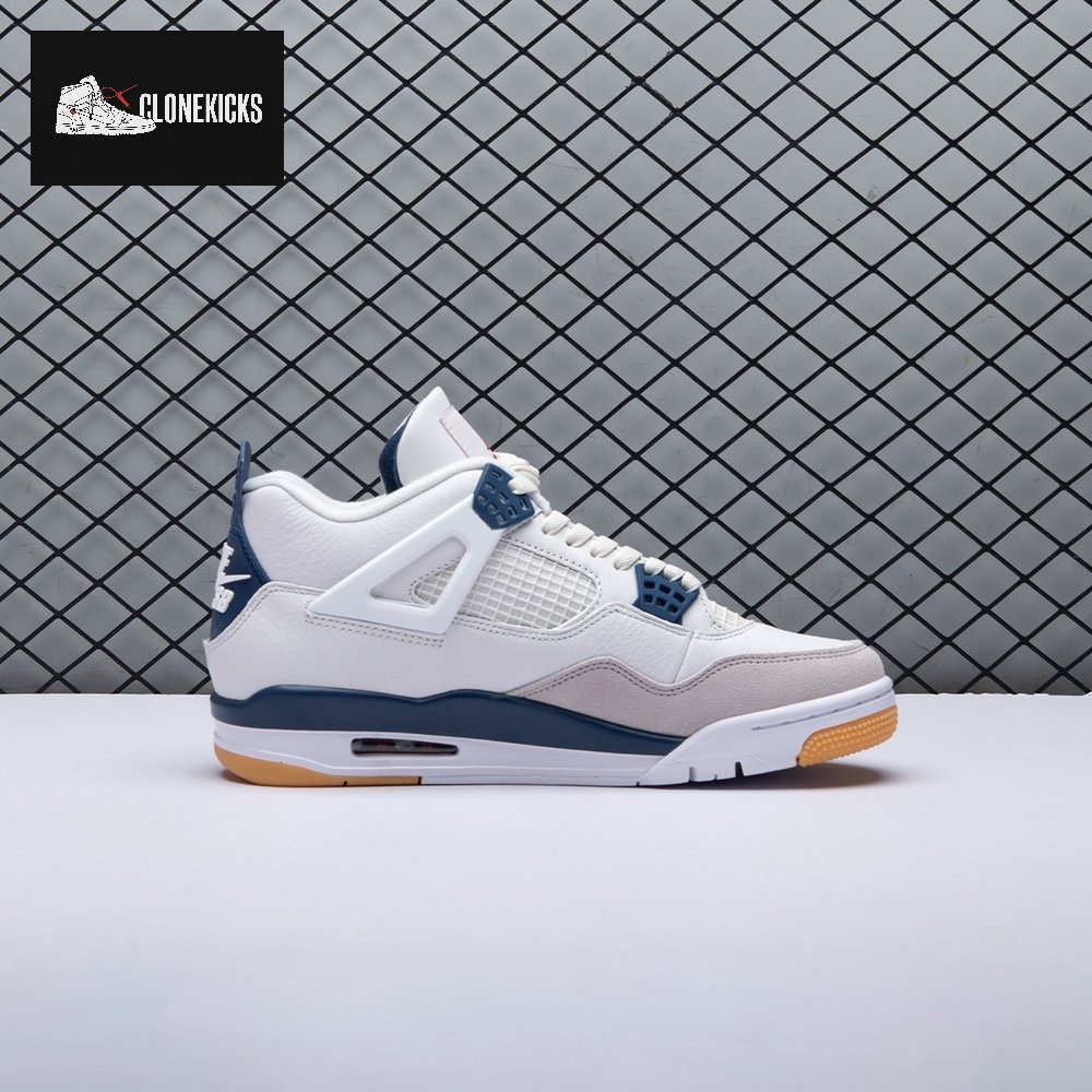 Jordan 4 SB Summit WhiteNavy DR5415-100 Unisex - Image 11