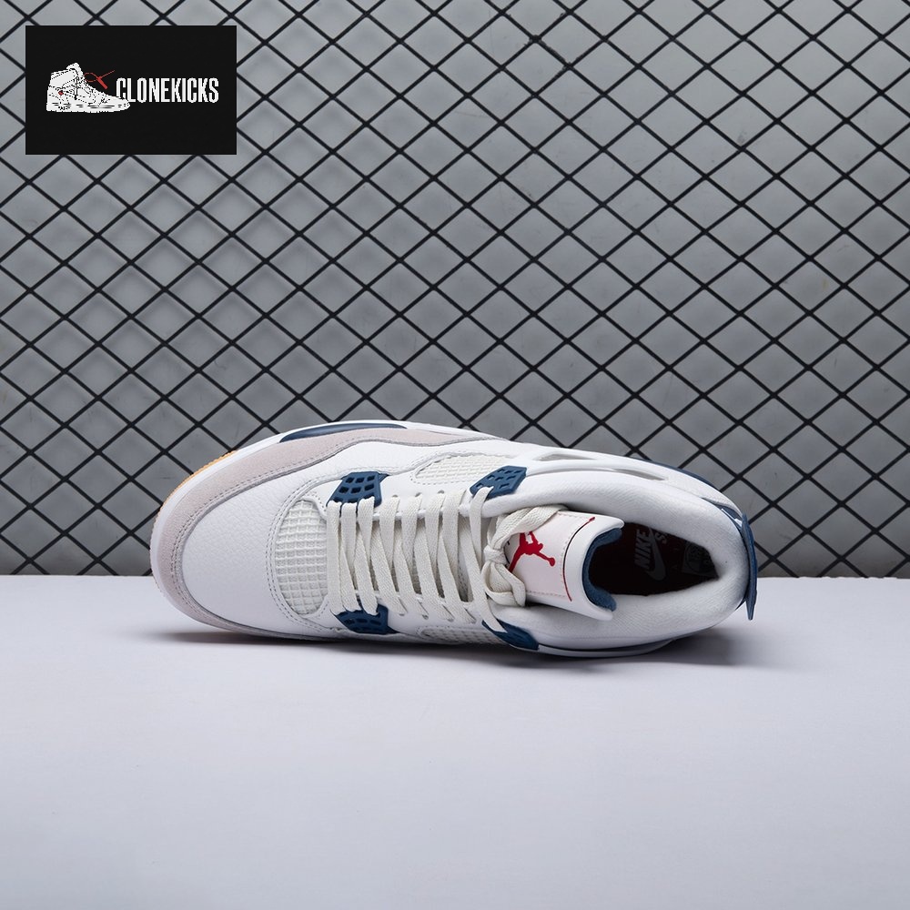 Jordan 4 SB Summit WhiteNavy DR5415-100 Unisex - Image 13