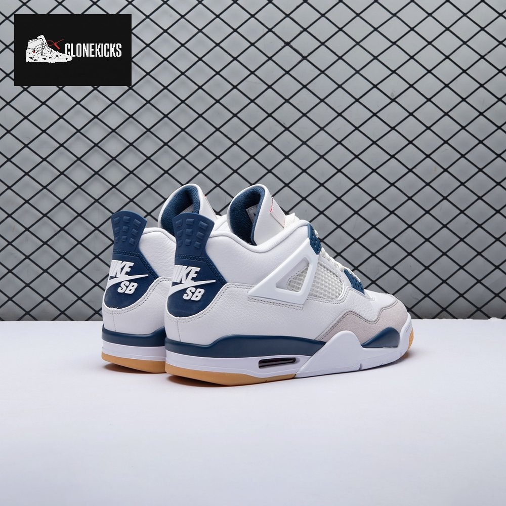 Jordan 4 SB Summit WhiteNavy DR5415-100 Unisex - Image 14
