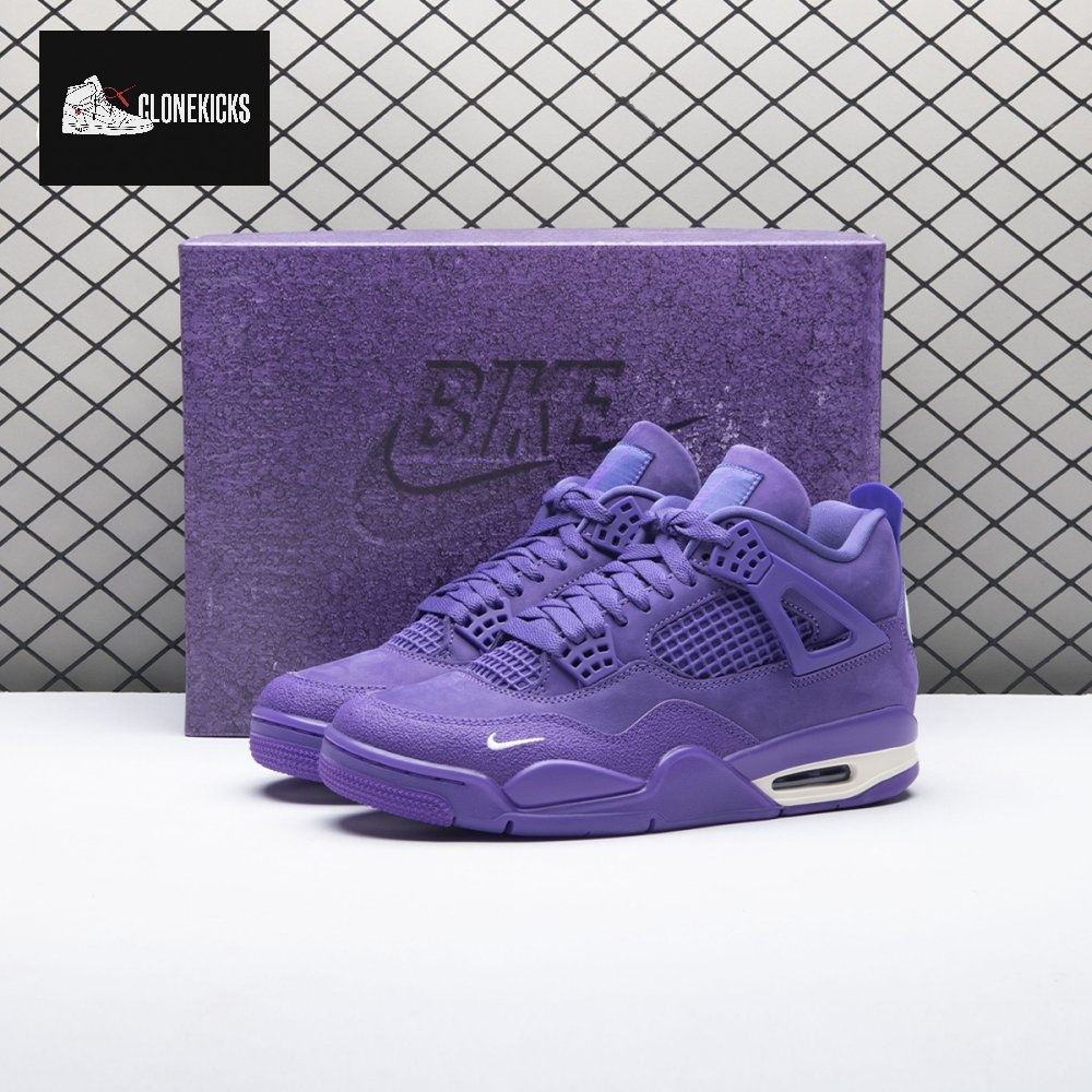 Jordan 4 x Nigel Sylvester Brick By Brick Purple HF4340-500 Unisex