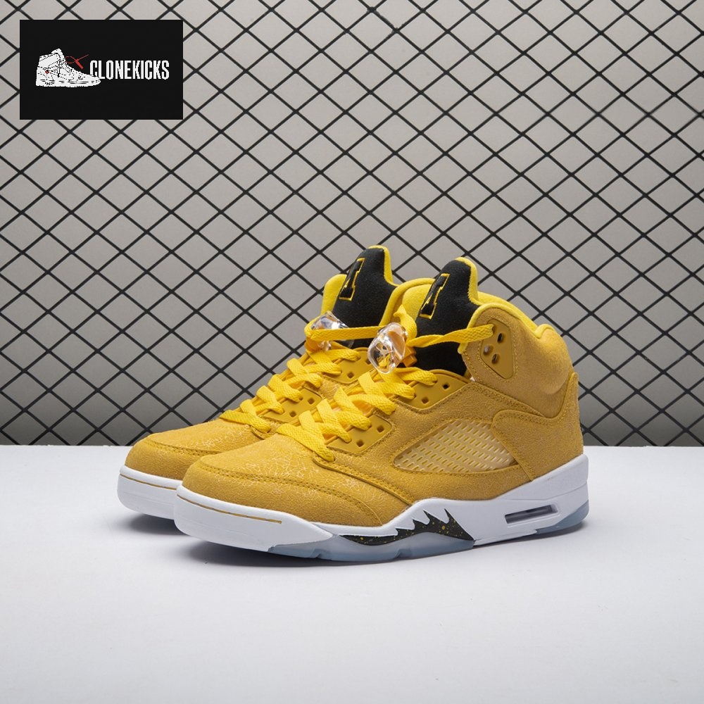 Jordan 5 Retro Michigan PE HQ7978-701 Men's - Image 7