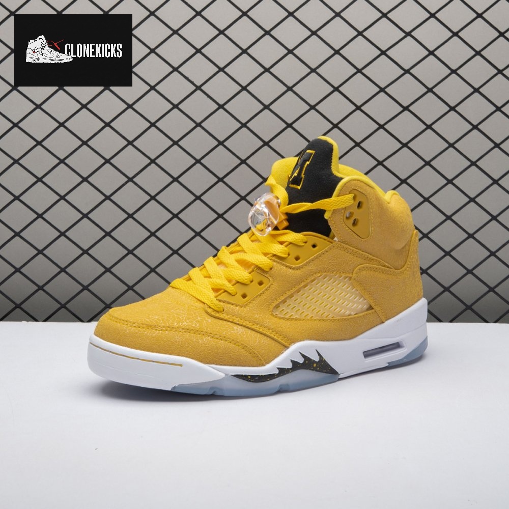 Jordan 5 Retro Michigan PE HQ7978-701 Men's - Image 8