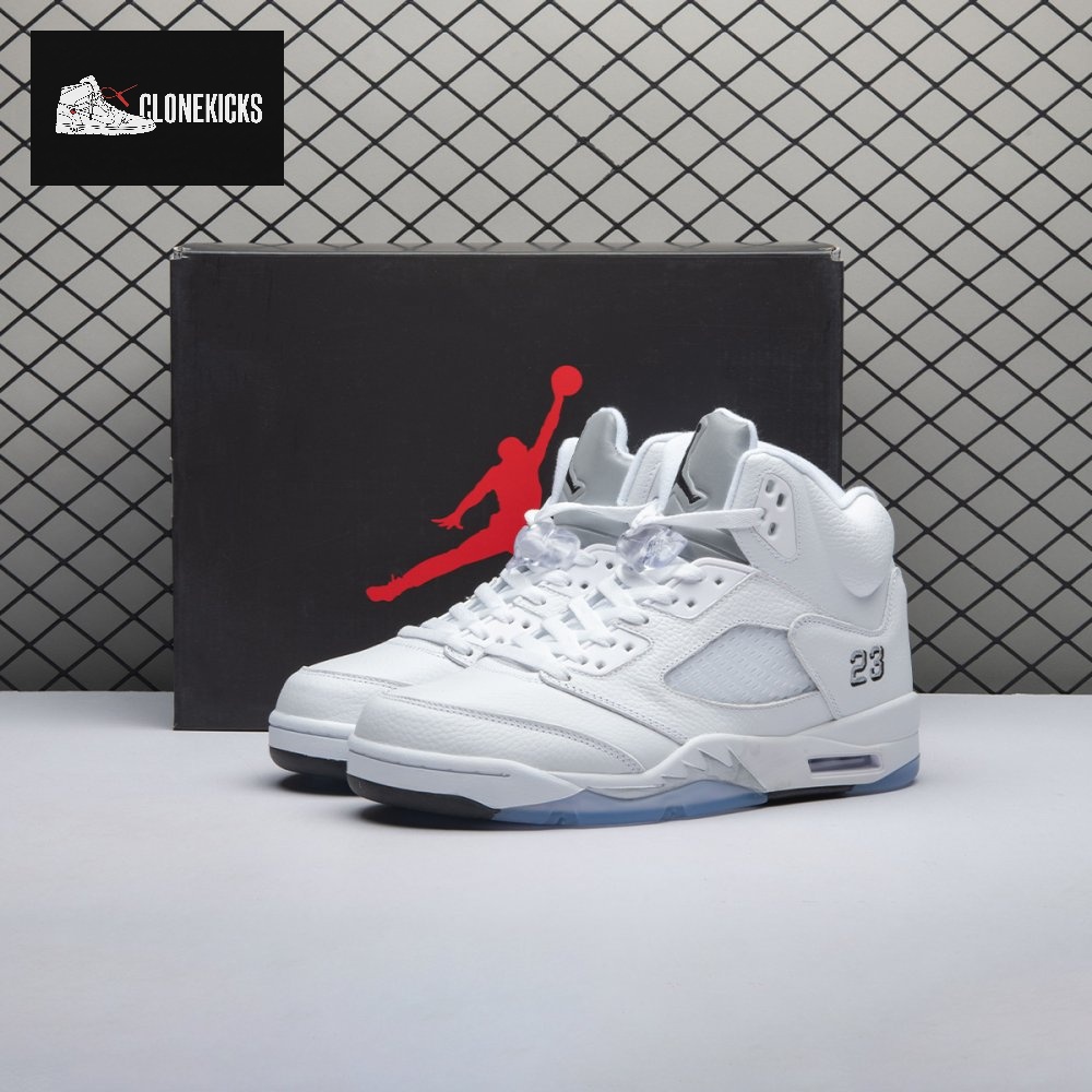 Jordan 5 Retro White Metallic 2026 HQ7978-103 Men's