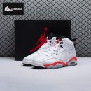 Jordan 6 Retro Infrared White 384664-123 Men's