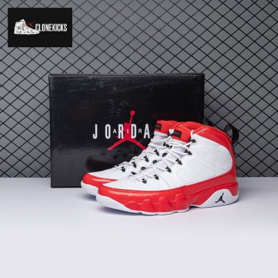 Jordan 9 Retro White Gym Red 302370-160 Men's