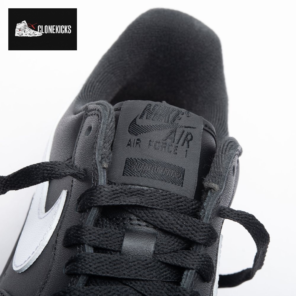 Nike Air Force 1 Low Black White CU9225-002 Men's - Image 2