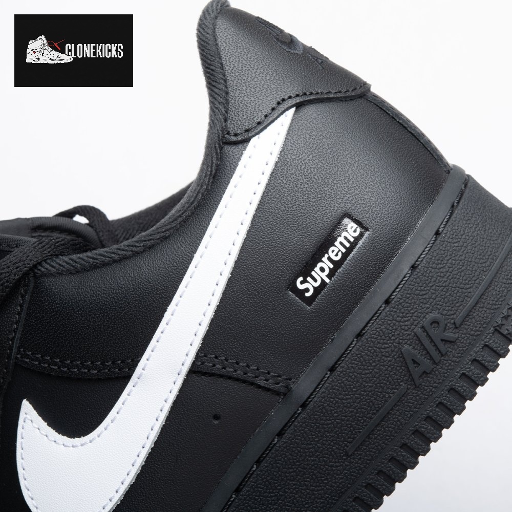 Nike Air Force 1 Low Black White CU9225-002 Men's - Image 3