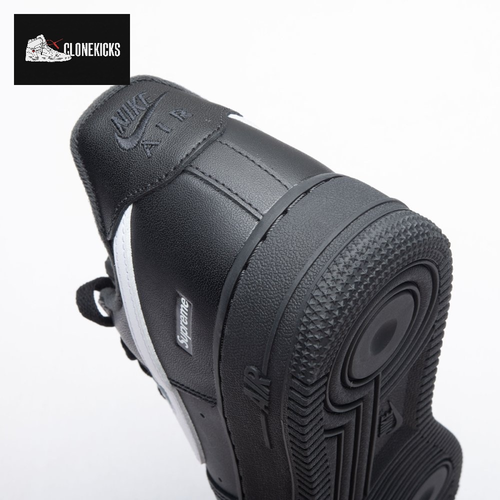 Nike Air Force 1 Low Black White CU9225-002 Men's - Image 4