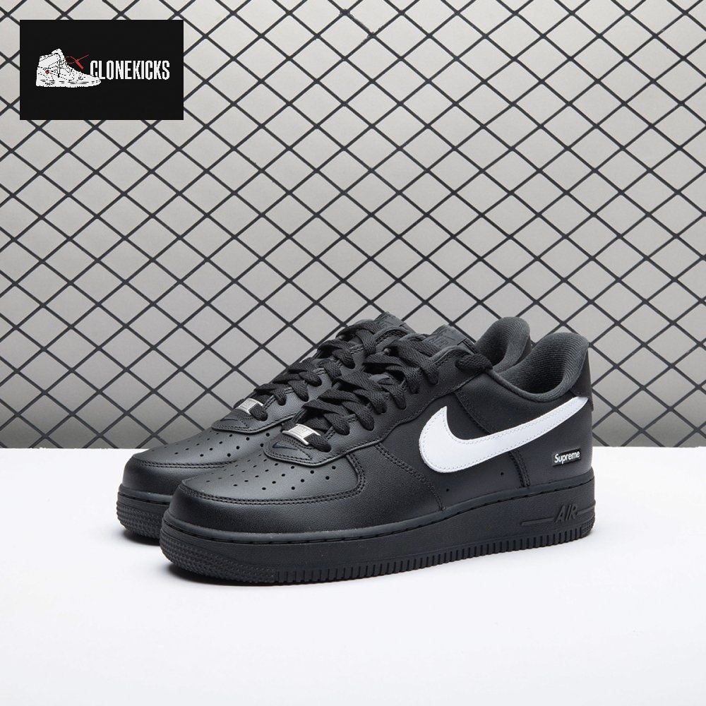 Nike Air Force 1 Low Black White CU9225-002 Men's - Image 7