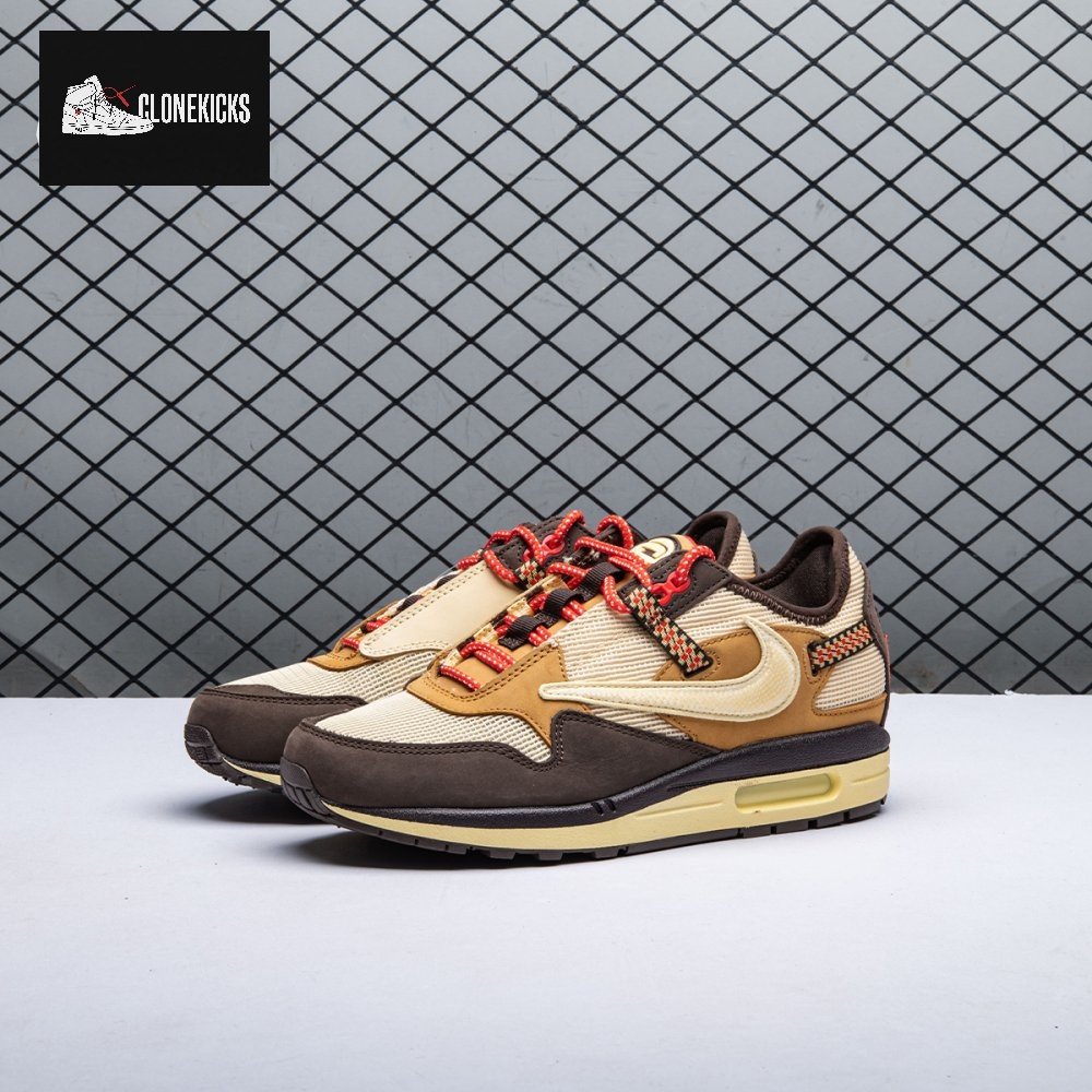Nike Air Max 1 Travis Scott Cactus Jack Baroque Brown DO9392-200 Unisex - Image 7