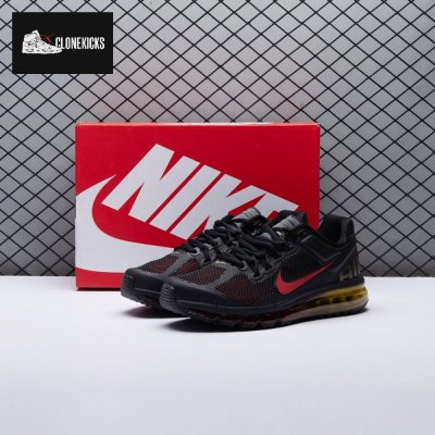 Nike Air Max 2013 Black Laser Orange University Red HF3660-002 Unisex